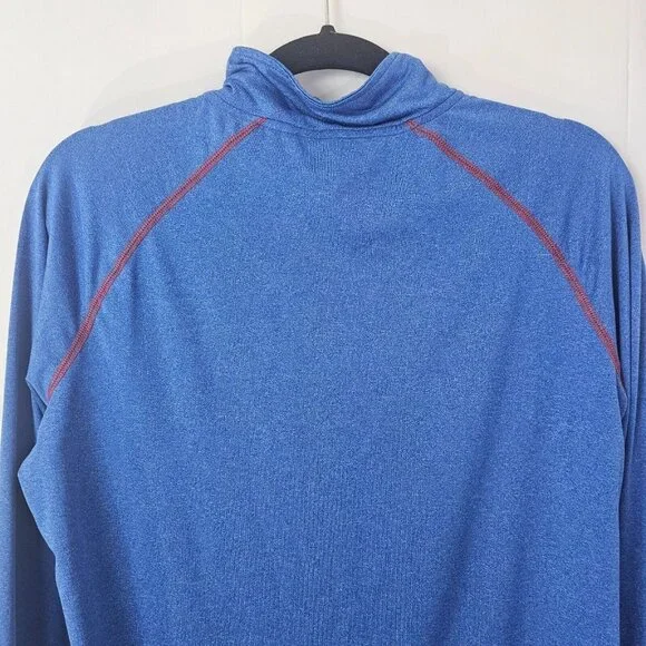 Kansas Jayhawks Pullover Womens L Blue 1/4 Zip Performance NCAA Knights Apparel - Picture 10 of 10